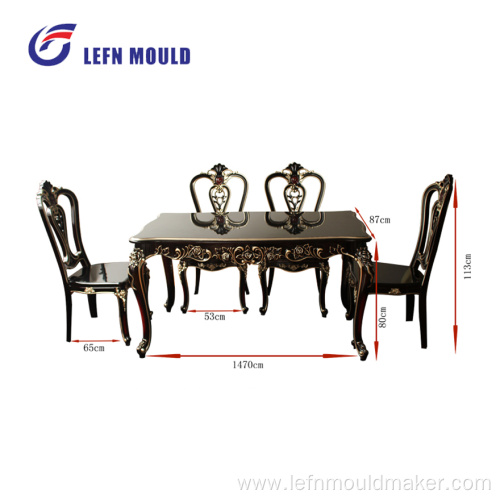 Luxury Antique Chairs Set Dining